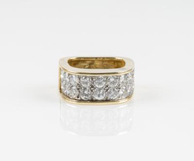 Brillant Ring zus. ca. 3,10 ct - Klenoty a Hodinky