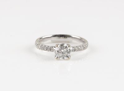 Brillantring, zus. ca. 0,75 ct - Klenoty a Hodinky