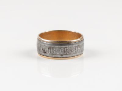 Ring "Gold gab ich für Eisen 1914" - Klenoty a Hodinky