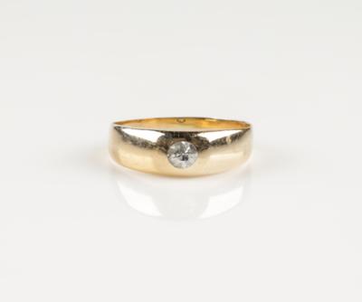 Altschliff Brillant Ring um 1900 - Klenoty a Hodinky