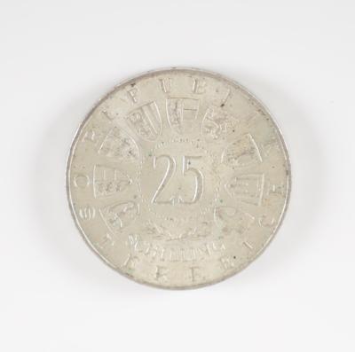 41 Stk 25 Schillingmünzen - Arte e antiquariato