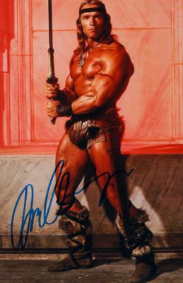 Autogrammphoto von Arnold Schwarzenegger - Umění a starožitnosti