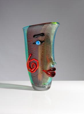 Murano Vase "Kopf", Italien, um 2000 - Kunst & Antiquitäten