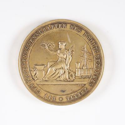 Silbermedaille um 1900 - Kunst & Antiquitäten