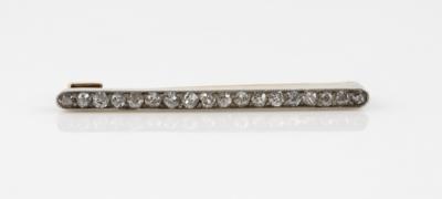 Altschliff Diamant Brosche Ende 19 Jhd. zus. ca. 0,90 ct - Jewellery & watches