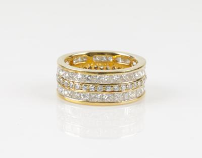 Brillant Diamant Ring zus. ca. 6,30 ct - Gioielli & orologi