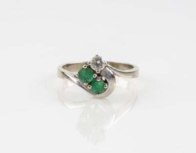 Brillant Smaragd Ring - Klenoty & Hodinky