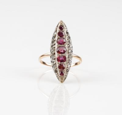 Diamant Rubin Ring - Klenoty & Hodinky