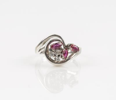 Diamant Rubinring - Gioielli & orologi