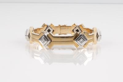 Prinzess Diamant Armband zus. ca. 1,70 ct - Gioielli & orologi