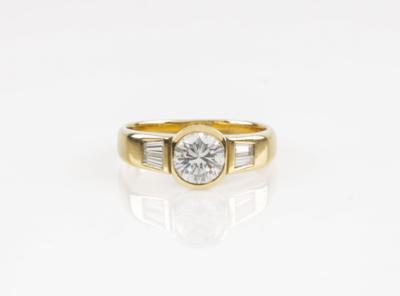 Brillant Diamantring, zus. ca. 1,20 ct - Gioielli & orologi