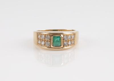Brillant Smaragdring - Jewellery & watches