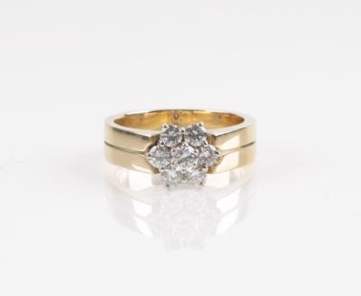 Brillantring zus. ca. 0,90 ct - Klenoty & Hodinky