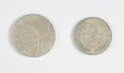 12 Stk. Silbermünzen u. a. Rarität aus 1964 - Arte e antiquariato