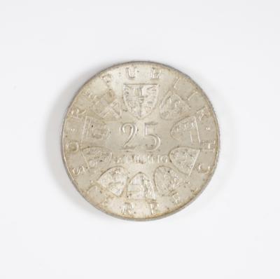 30 Stk. ATS 25. Silbermünzen Sammlung - Arte e antiquariato