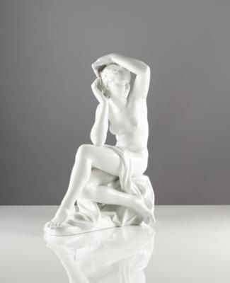 Susanne im Bade, Entwurf um 1936: Robert Ullmann (1903-1966), Ausführung: Wiener Porzellanmanufaktur Augarten - Kunst & Antiquitäten