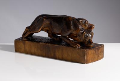 Zwei Jagdhunde - Pointer, H. Loidl, um 1920 - Arte e antiquariato