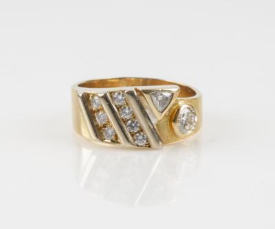 Brillant Diamant Ring zus. ca. 0,95 - Gioielli & orologi