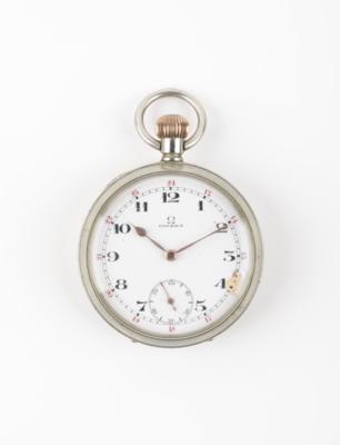 Omega und Uhrkette um 1900 - Jewellery & watches
