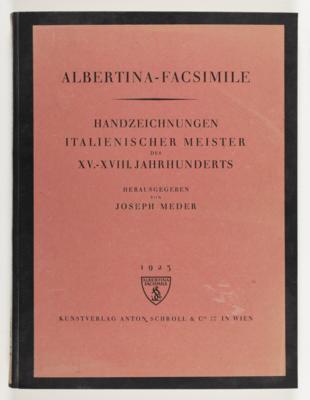 Albertina-Facsimile, Italienische Meister, Wien, 1923 - Obrazy