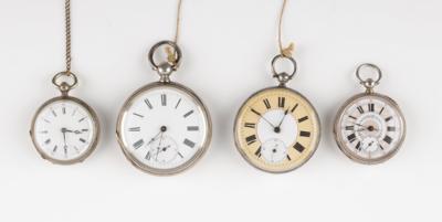 4 Schlüssel Taschenuhren - Jewellery & watches