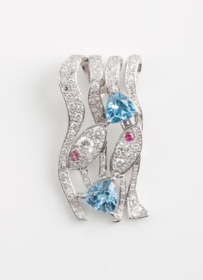 Brillant Diamant Anhänger - Jewellery & watches