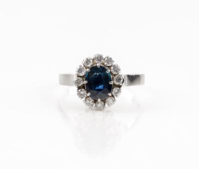 Brillant Saphir Ring - Schmuck & Uhren