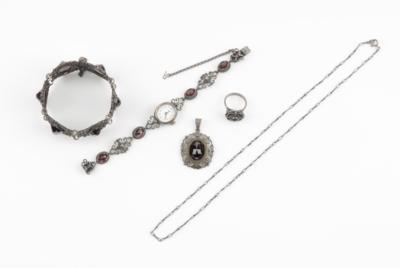 Granatschmuckset - Jewellery & watches