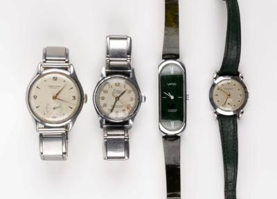 Konvolut 4 Armbanduhren Ulysee Nardin, Ernest Borel, Culmina, Lanco - Jewellery & watches