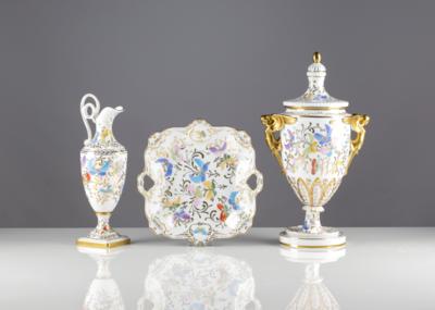 Amphorenvase, Schenkkanne  &  Schale, Fa. Paris Royal, 20. Jahrhundert - Art & Antiques