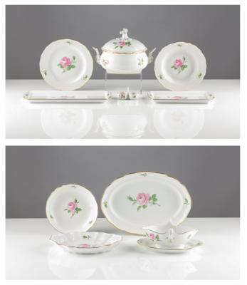 Speiseservice für 6 Personen, Porzellanmanufaktur Meissen, um 1970 - Art & Antiques