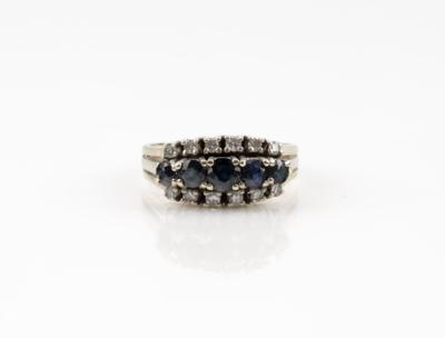 Diamant Saphir Ring - Klenoty & Hodinky