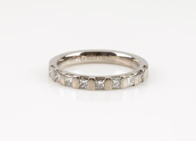 Diamant Memoryring zus. 0,63 ct (grav.) - Gioielli & orologi