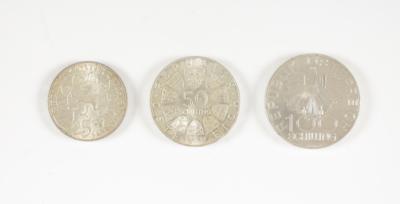 135 Stück Silbermünzen - Art & Antiques