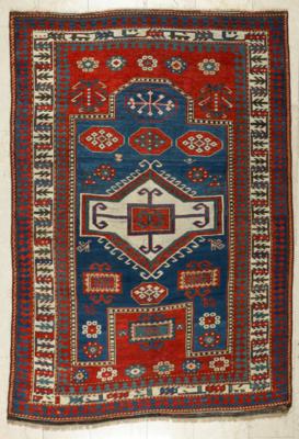 Antiker Kazak Fachralo Teppich, ca. 210 x 149 cm Südwestkaukasus, um 1900 - Kunst & Antiquitäten