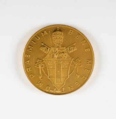 Goldmedaille Papst Johannes XXII - Umění a starožitnosti