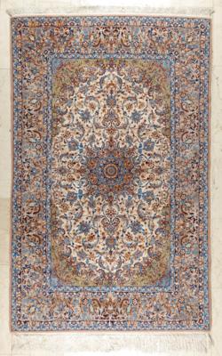 Isfahan Teppich, ca. 240 x 150 cm, Zentralpersien, Ende 20. Jahrhundert - Arte e antiquariato