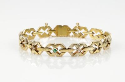 Altschliffbrillant Armkette, um 1900 - Jewellery & watches
