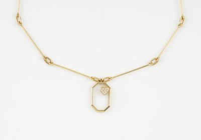 Brillant Bergkristall Collier - Schmuck & Uhren