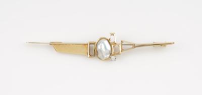 Brillant Kulturperlen Brosche - Jewellery & watches