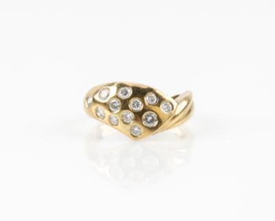 Brillant Ring zus. 0,52 ct (grav.) - Jewellery & watches