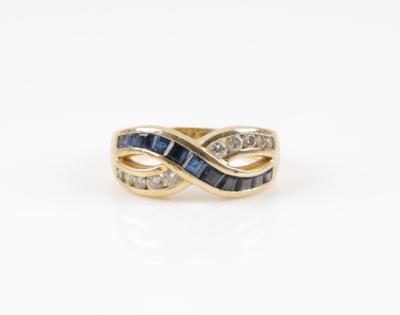 Brillant Saphir Ring - Schmuck & Uhren