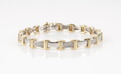 Brillant Armband zus. ca. 0,50 ct (grav.) - Umění a starožitnosti