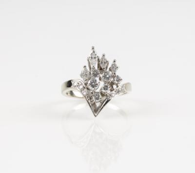 Brillant Diamant Ring Brillanten zus. ca. 0,50 ct - Schmuck & Uhren