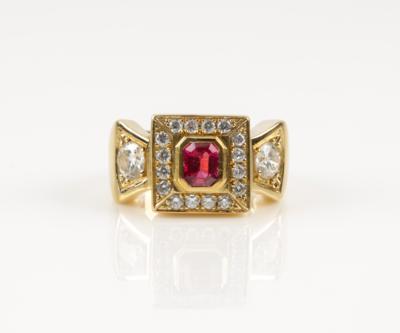 Brillant Ring zus. ca. 1,60 ct - Arte e antiquariato