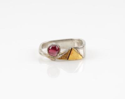 Designer Granat Ring - Schmuck & Uhren