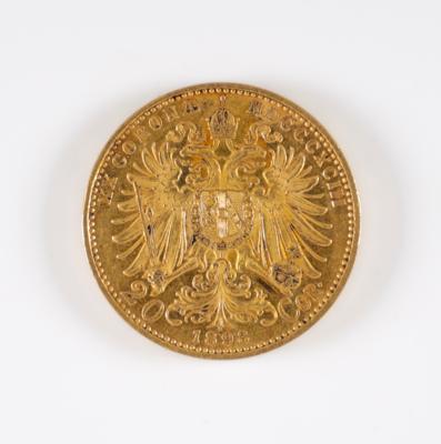 Goldmünze 20 Kronen - Kunst & Antiquitäten