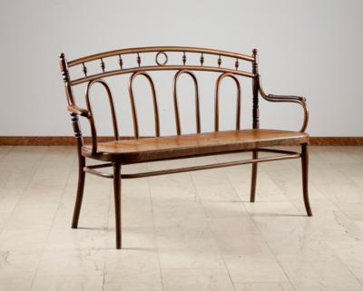 Sitzbank, Fa. Thonet, Wien, 2. Hälfte 19. Jahrhundert - Art & Antiques