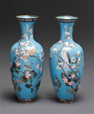 Paar Cloisonne'-Vasen - Autumn auction