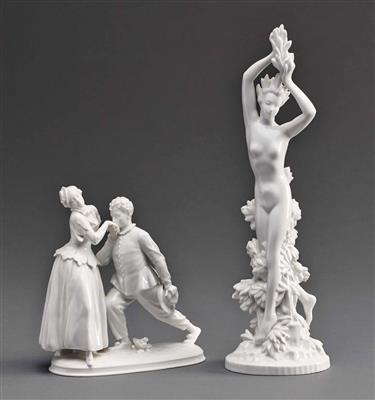 2 Zierfiguren - Spring auction Linz